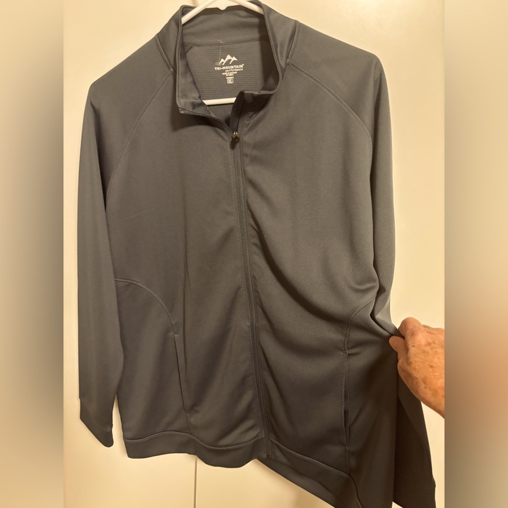 Gray Full-Zip Jacket